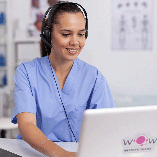 medical assistant from Wow working in Latin America