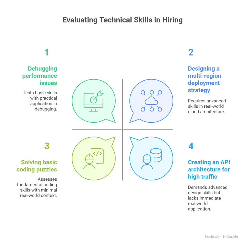 how to evaluate technical skills in it staffing
